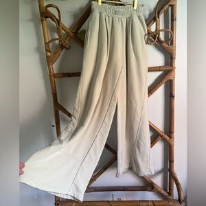 Zara Pantone Heavy Cotton Wide Leg Sweats / Joggers